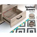 Artiss TV Cabinet 132cm Pine Entertainment Unit Tania