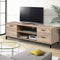 Artiss TV Cabinet 132cm Pine Entertainment Unit Tania