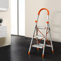 Giantz 3 Step Ladder Folding Aluminium Non Slip Platform