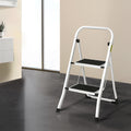 Giantz 2 Step Ladder Folding Steel Platform Lightweight