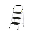Giantz 3 Step Ladder Folding Steel Platform Lightweight