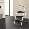 Giantz 3 Step Ladder Folding Steel Platform Lightweight
