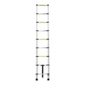 Giantz 2.6M Telescopic Ladder Aluminium Extension Adjustable