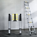 Giantz 2.6M Telescopic Ladder Aluminium Extension Adjustable