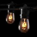 47m LED Festoon String Lights Outdoor Waterproof Christmas Garden