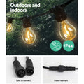41m LED Festoon String Lights Outdoor Wedding Christmas Garden Party