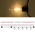 LED Festoon String Lights 68m Outdoor Christmas Wedding Garden Party