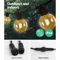 Jingle Jollys 50m LED Festoon String Lights 50 Bulbs Wedding Party
