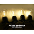 14m LED Festoon String Lights Warm White Wedding Party Outdoor Garden