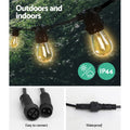 77m LED Festoon String Lights Outdoor Wedding Party Christmas Garden Deco
