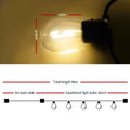 LED Festoon String Lights 86m Christmas Wedding Party Outdoor Garden