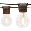 Solar Festoon Lights 17m LED String Outdoor Christmas Decoration 2pc