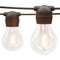 Solar Festoon Lights 17m LED String Outdoor Christmas Decoration 2pc