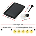 Solar Festoon Lights 17m LED String Outdoor Christmas Decoration 2pc