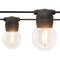 Solar Festoon Lights 17m LED String Outdoor Christmas Wedding 2 Pack