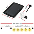 Solar Festoon Lights 17m LED String Outdoor Christmas Wedding 2 Pack