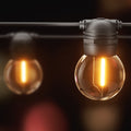 Solar Festoon Lights 17m LED String Outdoor Christmas Wedding 2 Pack