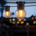 Solar Festoon Lights 41m Outdoor LED String Xmas Wedding Garden