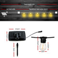 Solar Festoon Lights 17m Outdoor LED String Christmas Party Garden