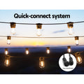 Solar Festoon Lights 17m Outdoor LED String Light Christmas 2pcs