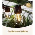 Solar Festoon Lights 32m LED String Outdoor Christmas Party Decoration