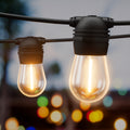 Solar Festoon Lights 32m LED String Outdoor Christmas Party Decoration