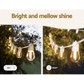 LED Festoon String Lights 59M Outdoor Christmas Wedding Party Decor