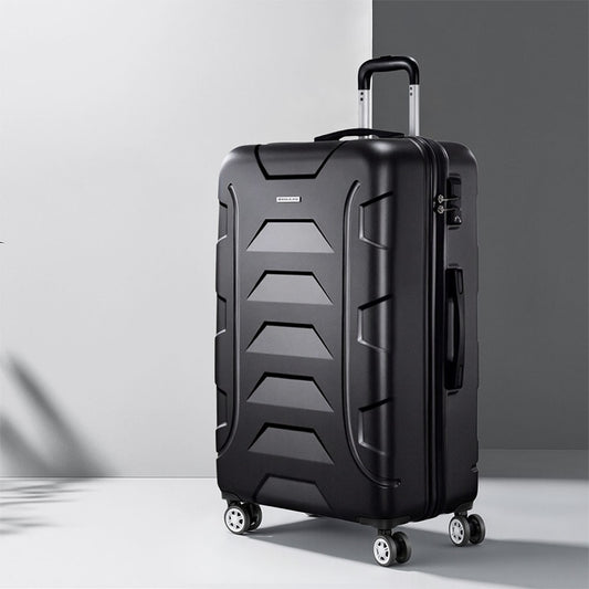 Wanderlite 28" Hard Shell Luggage TSA Lock Spinner Suitcase Black