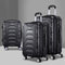Wanderlite 3pc Luggage Set 20 24 28in TSA Lock Spinner Black