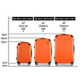 Wanderlite 3 Piece Luggage Set 20 24 28