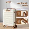 Wanderlite 5pc Luggage Set Suitcase Trolley TSA Hard Case Travel