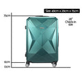 Wanderlite 28in Luggage ABS Hard Shell TSA Lock Travel Suitcase