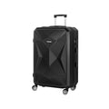 Wanderlite 28in Luggage ABS Hard Shell TSA Lock Black Travel Suitcase