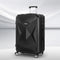 Wanderlite 28in Luggage ABS Hard Shell TSA Lock Black Travel Suitcase
