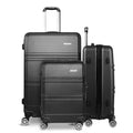 Wanderlite 3Set Luggage 20 24 28 Inch TSA Lock Spinner Hard Shell