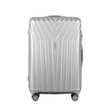 Wanderlite 3 Set Luggage 20 24 28 Inch Suitcase TSA Lock Silver