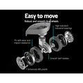 Wanderlite 3 Set Luggage 20 24 28 Inch Suitcase TSA Lock Silver