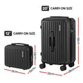 Wanderlite 2pc Suitcase 12