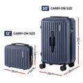 Wanderlite 2pc Luggage Suitcase Set 12