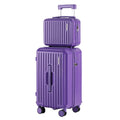 Wanderlite 2pcs Trunk Luggage Suitcase 12
