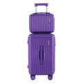 Wanderlite 2pcs Trunk Luggage Suitcase 12
