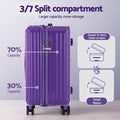 Wanderlite 2pcs Trunk Luggage Suitcase 12