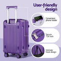Wanderlite 2pcs Trunk Luggage Suitcase 12