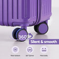 Wanderlite 2pcs Trunk Luggage Suitcase 12