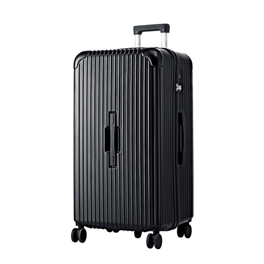 Wanderlite 32" Trunk Luggage Suitcase 5 Wheels TSA Black