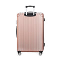 Wanderlite 28in Luggage ABS Hard Shell TSA Lock Rose Gold Travel Suitcase