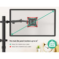 Artiss Monitor Arm Desk Mount Laptop Tray Stand