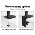 Artiss Monitor Arm Desk Mount Laptop Tray Stand