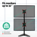 Artiss Dual Monitor Arm Stand TV Bracket Mount Freestanding