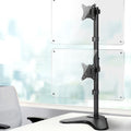 Artiss Dual Monitor Arm Stand TV Bracket Mount Freestanding
